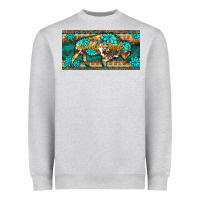 Western  Bison Wild Soul Turquoise's Gemstones  License Plate Template Heavyweight Sweatshirt | Teevron