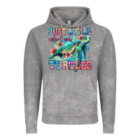 Cloud Rock just a girl who loves turtles Vintage Hoodie - Jasminsmagicworld