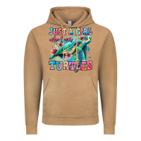 Just A Girl Who Loves Turtles Vintage Hoodie | Teevron