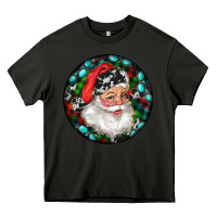Asphalt Christmas Santa Claus Heavy Core Tee - RanaPortraitStore