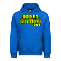 Cobalt Happy St. Patrick's Day Urban Hoodie - HowdyJamesFarm