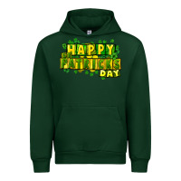 Forest Green Happy St. Patrick's Day Urban Hoodie - HowdyJamesFarm