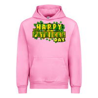 Fuchsia Pink Happy St. Patrick's Day Urban Hoodie - HowdyJamesFarm