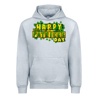 Heather Grey Happy St. Patrick's Day Urban Hoodie - HowdyJamesFarm