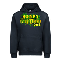 Navy Happy St. Patrick's Day Urban Hoodie - HowdyJamesFarm