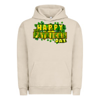 Pigment French Oak Happy St. Patrick's Day Urban Hoodie - HowdyJamesFarm
