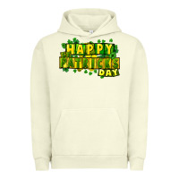 Pigment Pistachio Happy St. Patrick's Day Urban Hoodie - HowdyJamesFarm