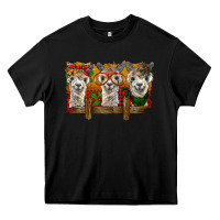 Black Christmas alpacas Heavy Core Tee - BarkalooDesign