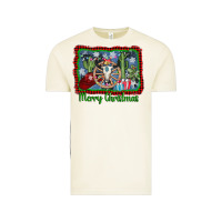 Vintage Arctic merry christmas western bull skull Vintage Tee - AdoDesignShop