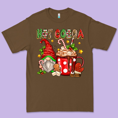 Hot Cocoa Gnome Premium Tee Designed By Texasbilliewilder