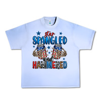 Grape Ice star spangled and hammered skeleton hand Urban Heavy Tee - Jasminsmagicworld