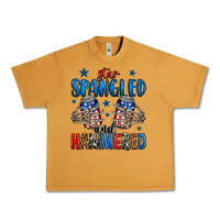 Peanut Butter star spangled and hammered skeleton hand Urban Heavy Tee - Jasminsmagicworld