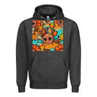 Charcoal Heather thanksgiving turkey and cone with tartan seamless pattern bbs Zipper Hoodie - BundleAndBundleShop