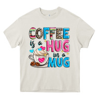 Cream coffee is a hug in a Heavy Core Tee - Zillion Design Studio