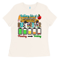 Bone battery life of a bus driver Ladies Tee - texasbilliewilder