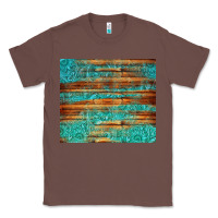 Chestnut turquoise  leather and wooden pattern tumbler Classic Tee - Jasminsmagicworld