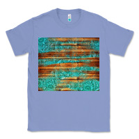 Colony Blue turquoise  leather and wooden pattern tumbler Classic Tee - Jasminsmagicworld