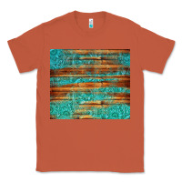 Copper turquoise  leather and wooden pattern tumbler Classic Tee - Jasminsmagicworld