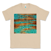 Mushroom turquoise  leather and wooden pattern tumbler Classic Tee - Jasminsmagicworld