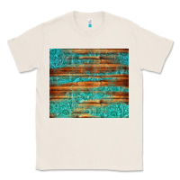 Natural turquoise  leather and wooden pattern tumbler Classic Tee - Jasminsmagicworld