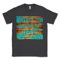 Smoke turquoise  leather and wooden pattern tumbler Classic Tee - Jasminsmagicworld