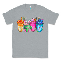 Heather Grey Easter Coffee Classic Tee - CowhideDigitalArt