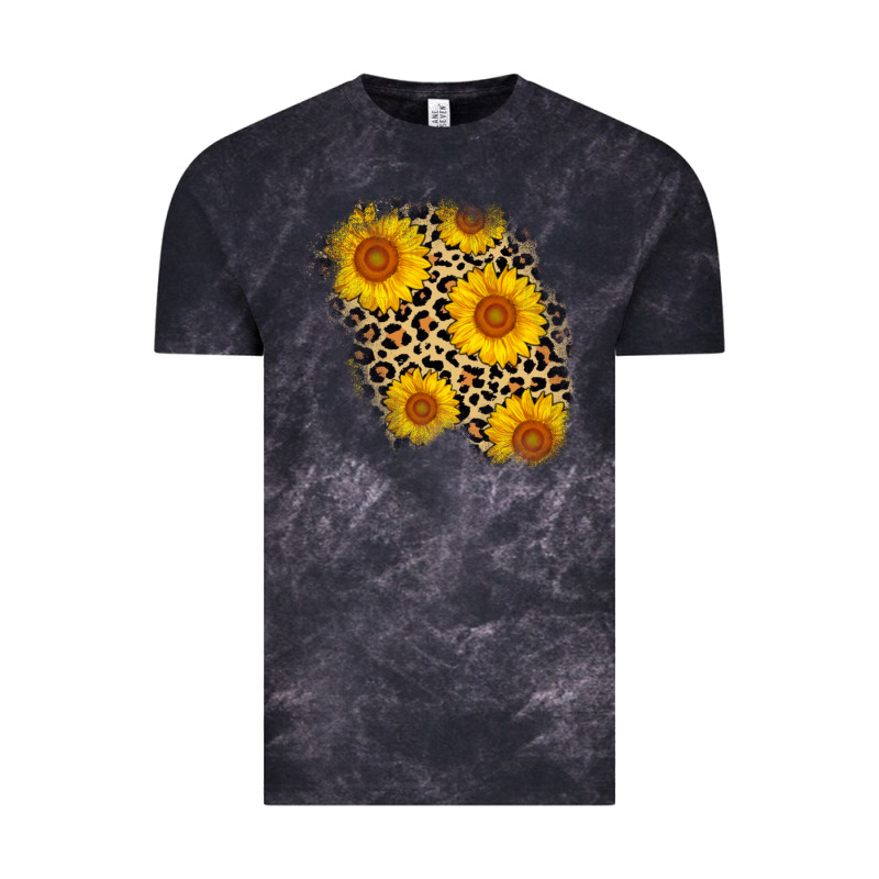 Leopard Sunflower Patch Vintage Tee by AdoDesignShop | Teevron