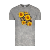 Cloud Rock leopard sunflower patch Vintage Tee - AdoDesignShop