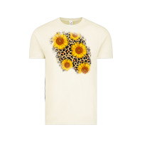 Vintage Arctic leopard sunflower patch Vintage Tee - AdoDesignShop