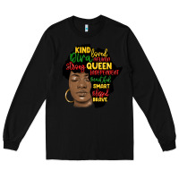 Black black woman africa silhouette Long Sleeve Tee - MaliasSmallBusiness