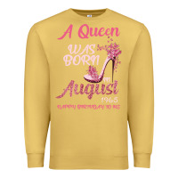 Antique Gold A Queen Was Born In August 1965 Happy Birthday To Me 55 Years Old Premium Sweatshirt - Bettercallsaul