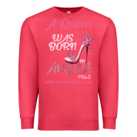Cardinal A Queen Was Born In August 1965 Happy Birthday To Me 55 Years Old Premium Sweatshirt - Bettercallsaul