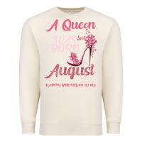 Sandshell A Queen Was Born In August 1965 Happy Birthday To Me 55 Years Old Premium Sweatshirt - Bettercallsaul