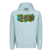 Blue Mist Western Howdy Premium Hoodie - texasbilliewilder