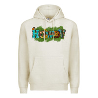 Oatmeal Heather Western Howdy Premium Hoodie - texasbilliewilder