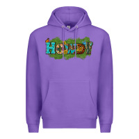 Purple Western Howdy Premium Hoodie - texasbilliewilder