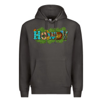 Smoke Western Howdy Premium Hoodie - texasbilliewilder