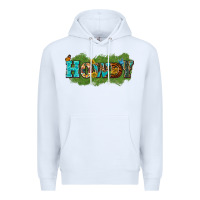 White Western Howdy Premium Hoodie - texasbilliewilder