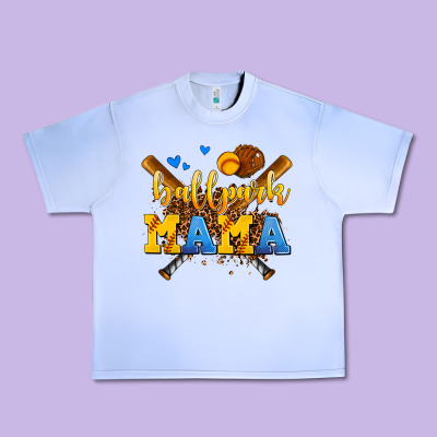 Ballpark Mama Urban Heavy Tee Designed By Adodesignshop
