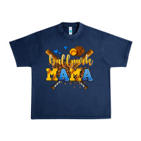 Navy ballpark mama Urban Heavy Tee - AdoDesignShop