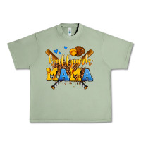 Oil Green ballpark mama Urban Heavy Tee - AdoDesignShop