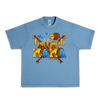 Pebble Blue ballpark mama Urban Heavy Tee - AdoDesignShop