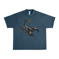 Midnight Navy scorpion Urban Heavy Tee - LillyAllenDesigns