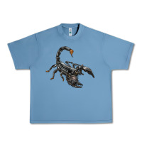 Pebble Blue scorpion Urban Heavy Tee - LillyAllenDesigns