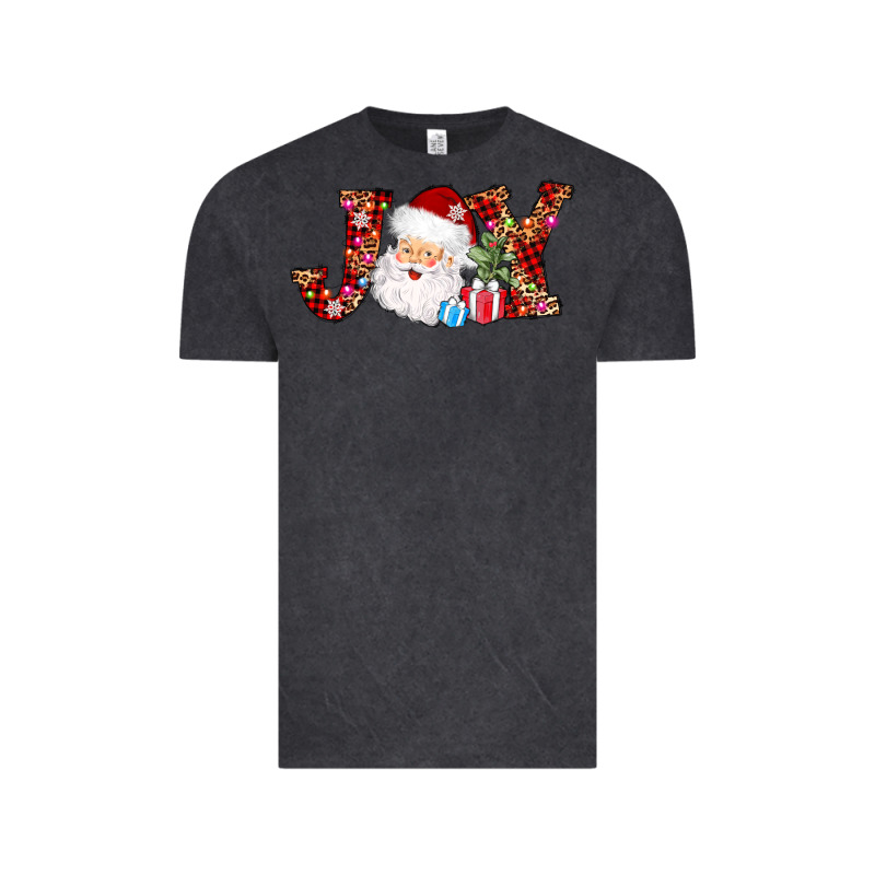 Joy Christmas Santa Vintage Tee by AdoDesignShop | Teevron