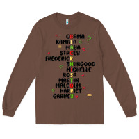 Chestnut black history Long Sleeve Tee - MaliasSmallBusiness