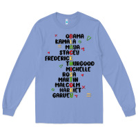 Colony Blue black history Long Sleeve Tee - MaliasSmallBusiness