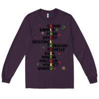 Plum black history Long Sleeve Tee - MaliasSmallBusiness