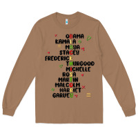 Toasted Coconut black history Long Sleeve Tee - MaliasSmallBusiness