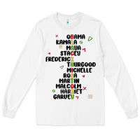 White black history Long Sleeve Tee - MaliasSmallBusiness